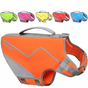 Vivaglory Dog Life Jacket Swimming Boating Orange Size Large NWT
